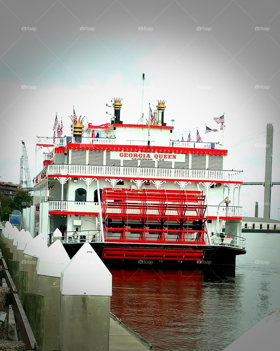 Georgia Queen river boat Savannah Georgia 2017