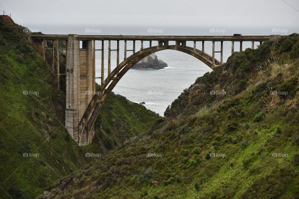 Bridge on a coastal route