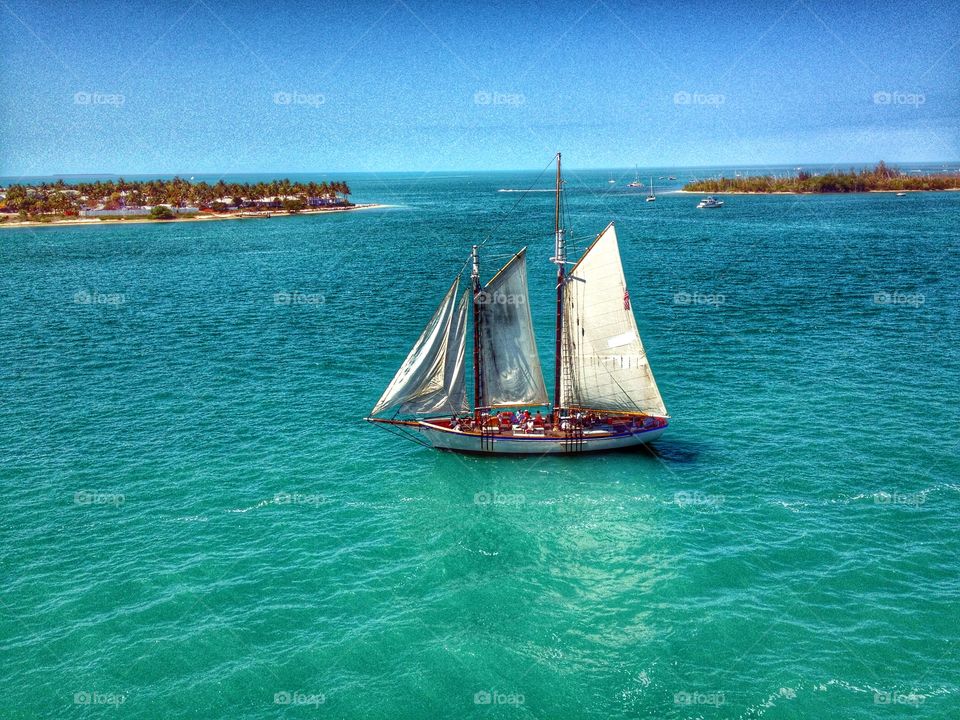 Sailing. Sailing Caribbean 