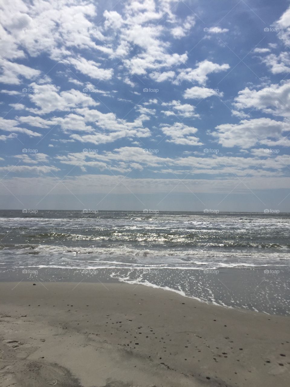 Beach, Ocean, Waves, Sky