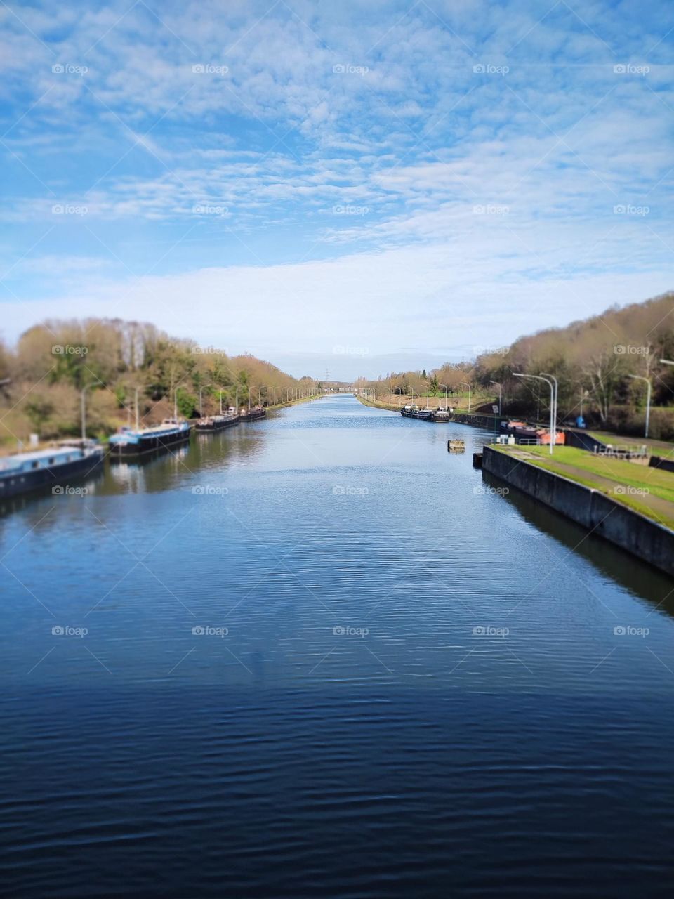 Ronquieres inclined bridge , Hainaut