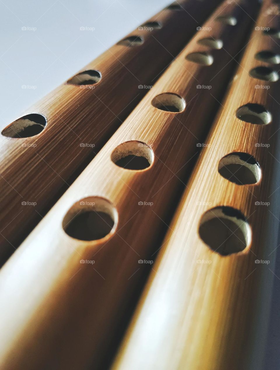 three bamboo flutes musical instrument
