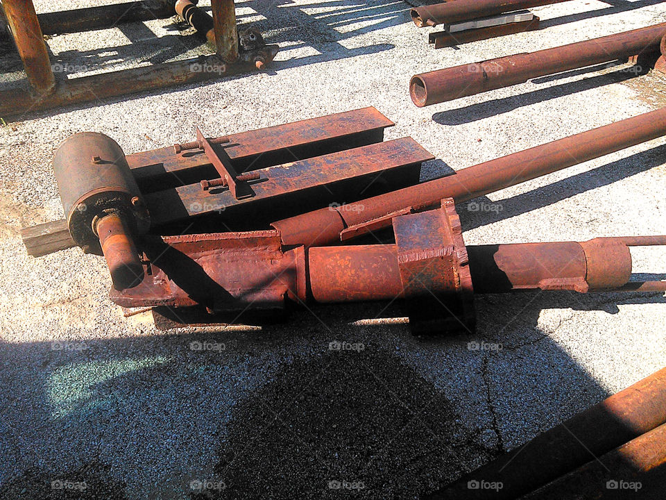 Texas drillbit. this is a drill bit used to drill for oil and gas