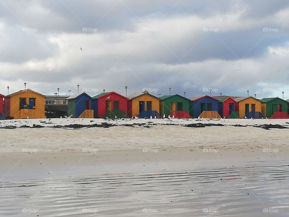 Colourful Cabins in Cape Town