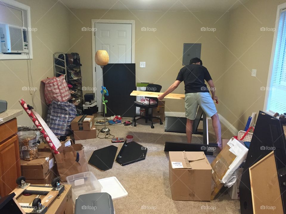 New Place = Exciting
Unpacking = Not Fun