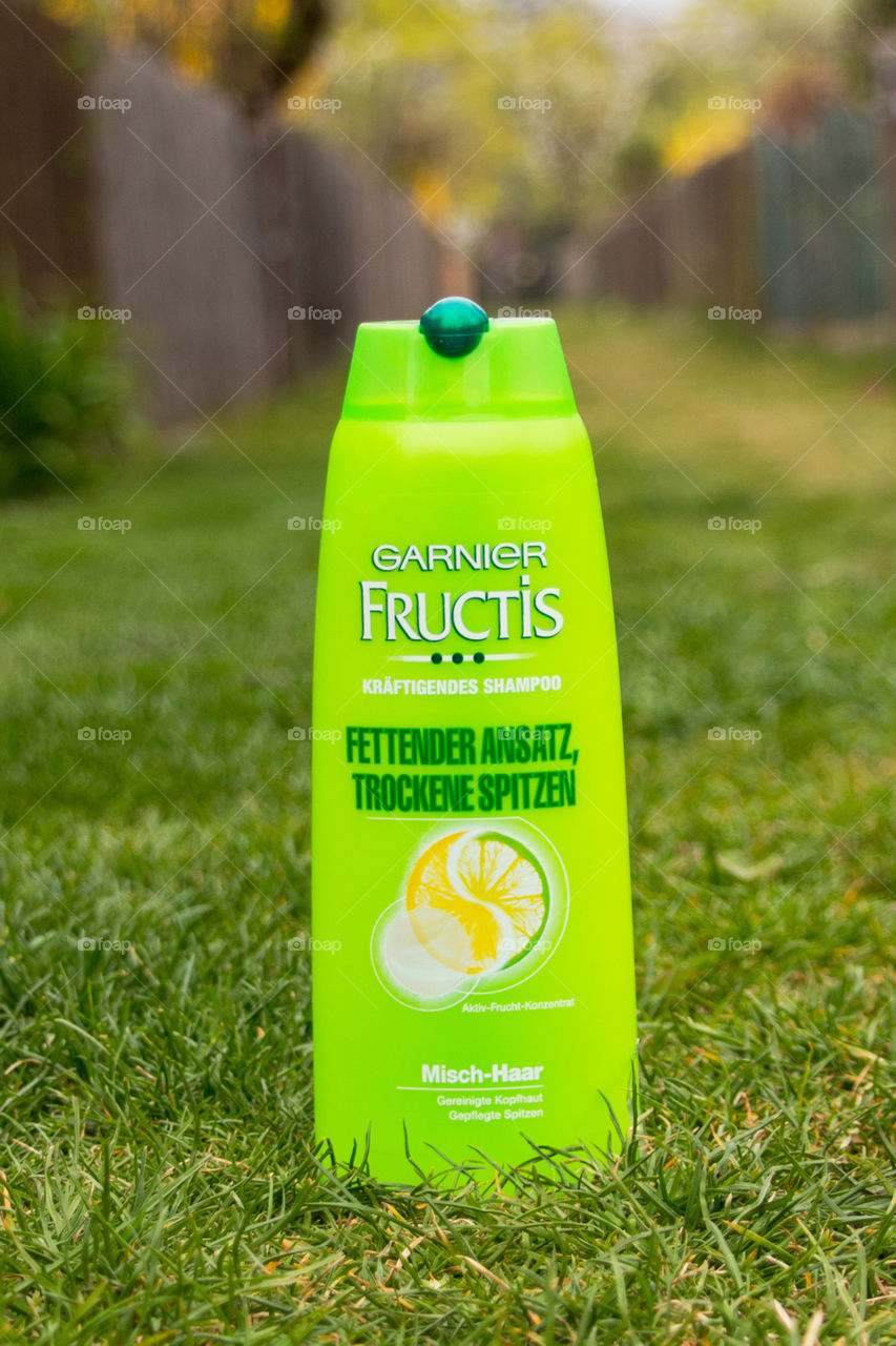 Garnier in the grass