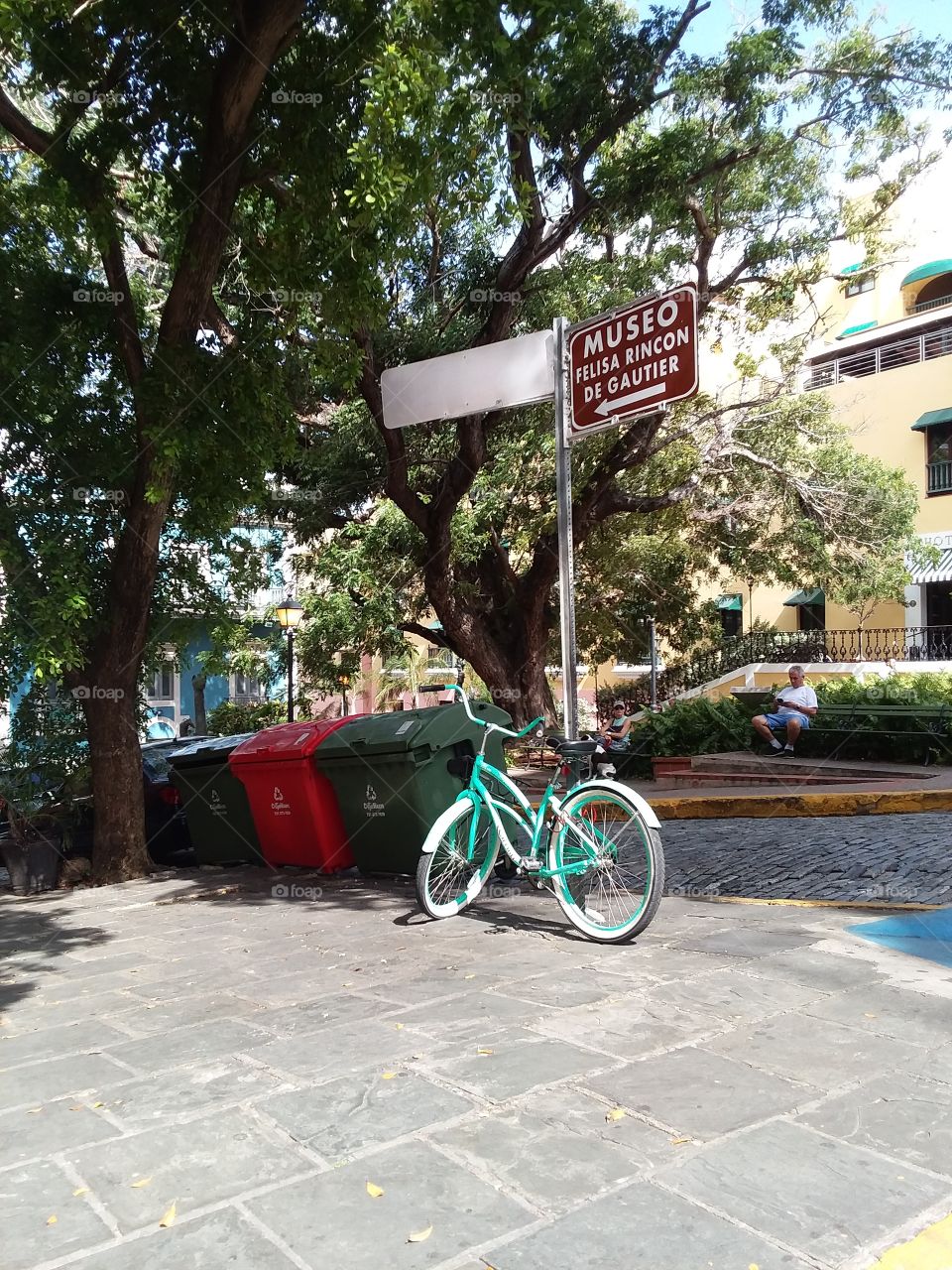 Bike in Old San Juan, Puerto Rico