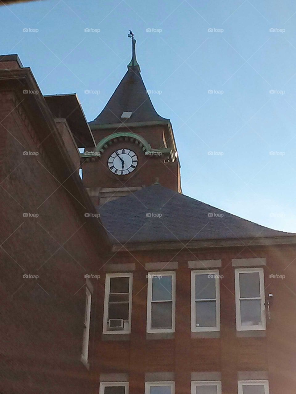 school clocktower
