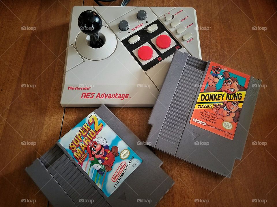 Vintage Super Mario 2 & Donkey Kong