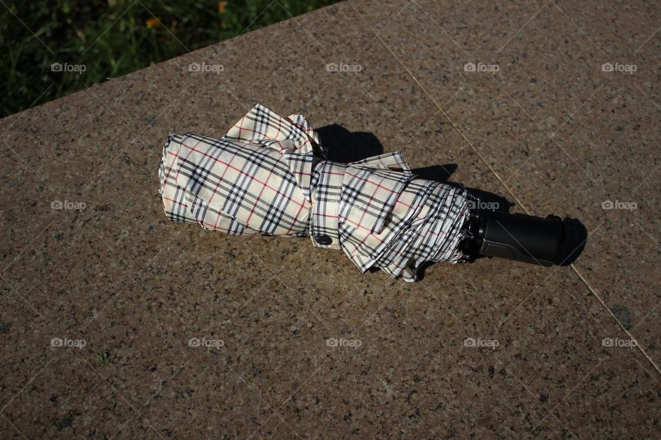 Who left an umbrella?