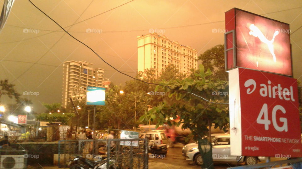 City Storm, Mumbai, India.