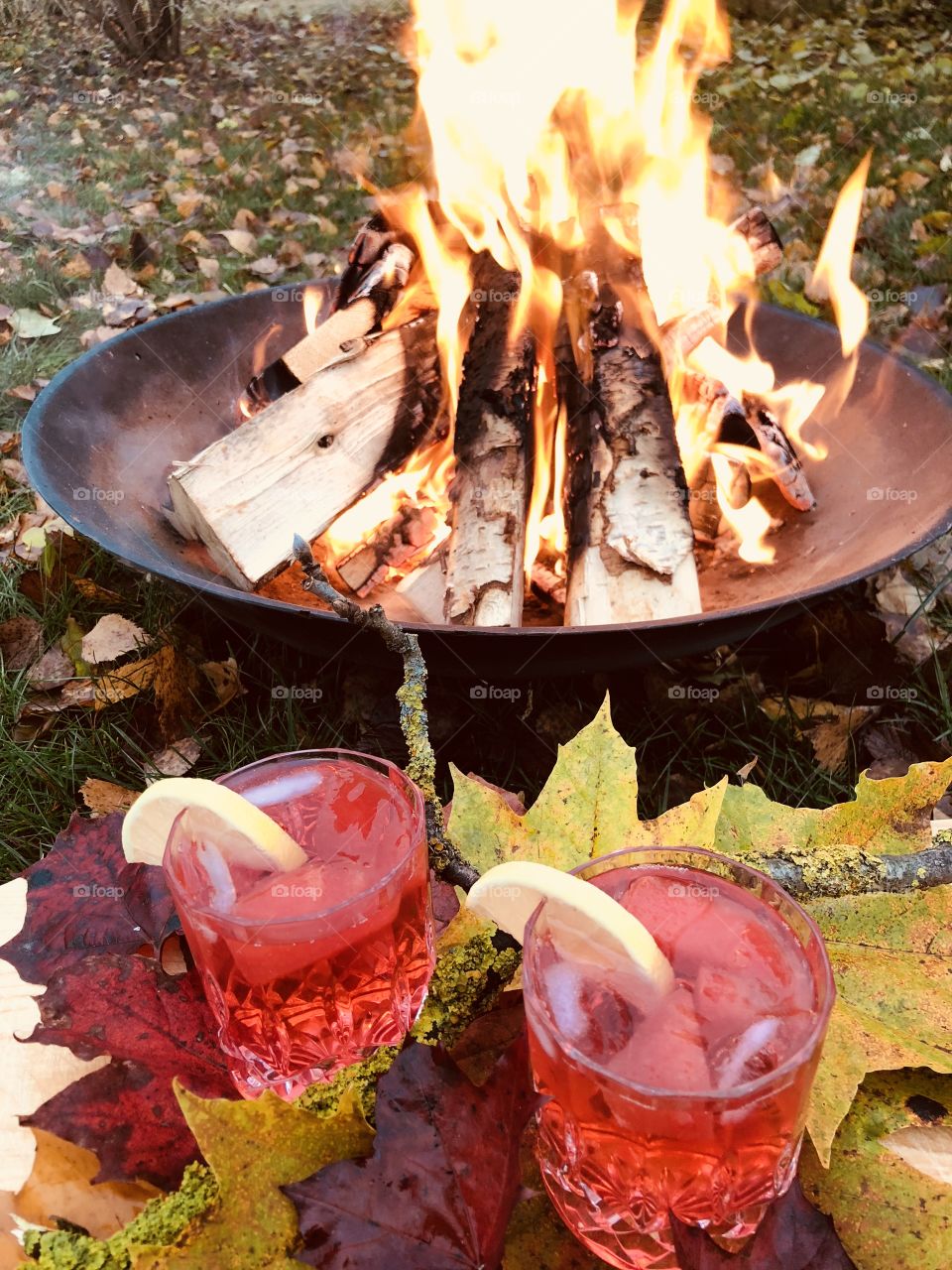 Drinks colours food fire autumn