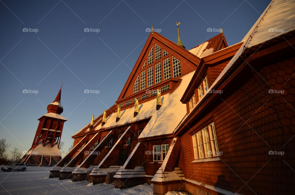 Kiruna kyrka. Taken in November 2014.