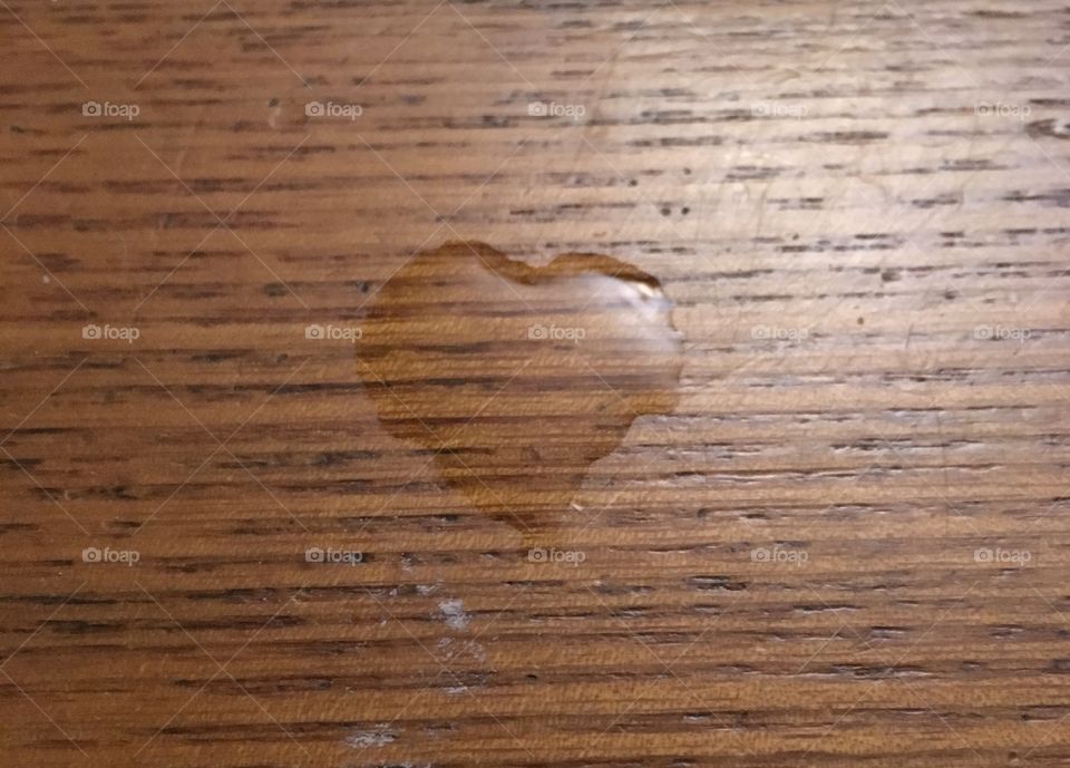 Heart Water Droplet