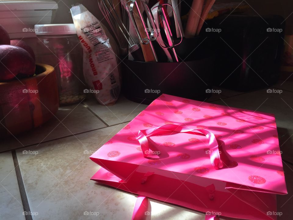 Pink Bag in Sunlight 1
