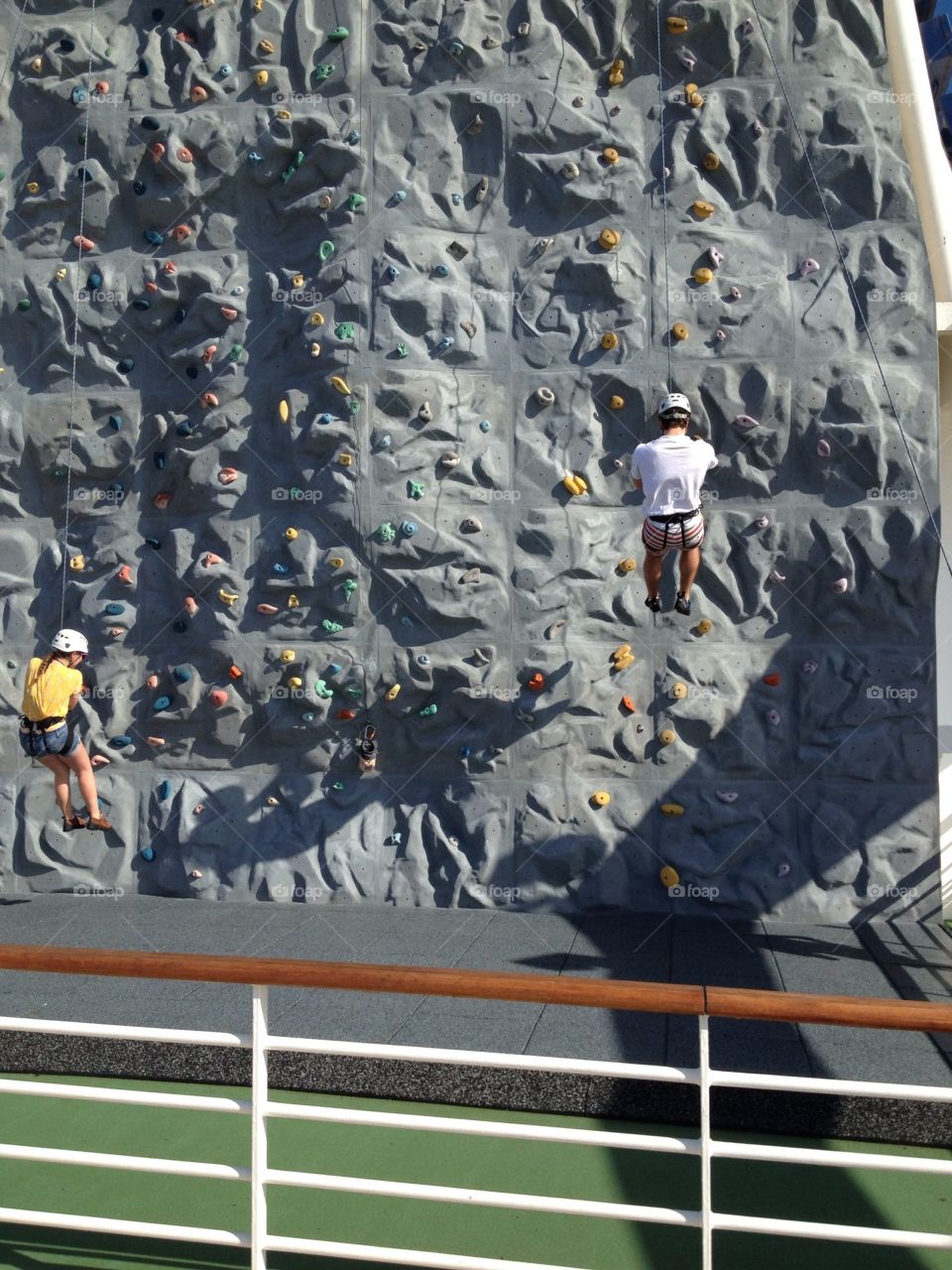 Rock climbing