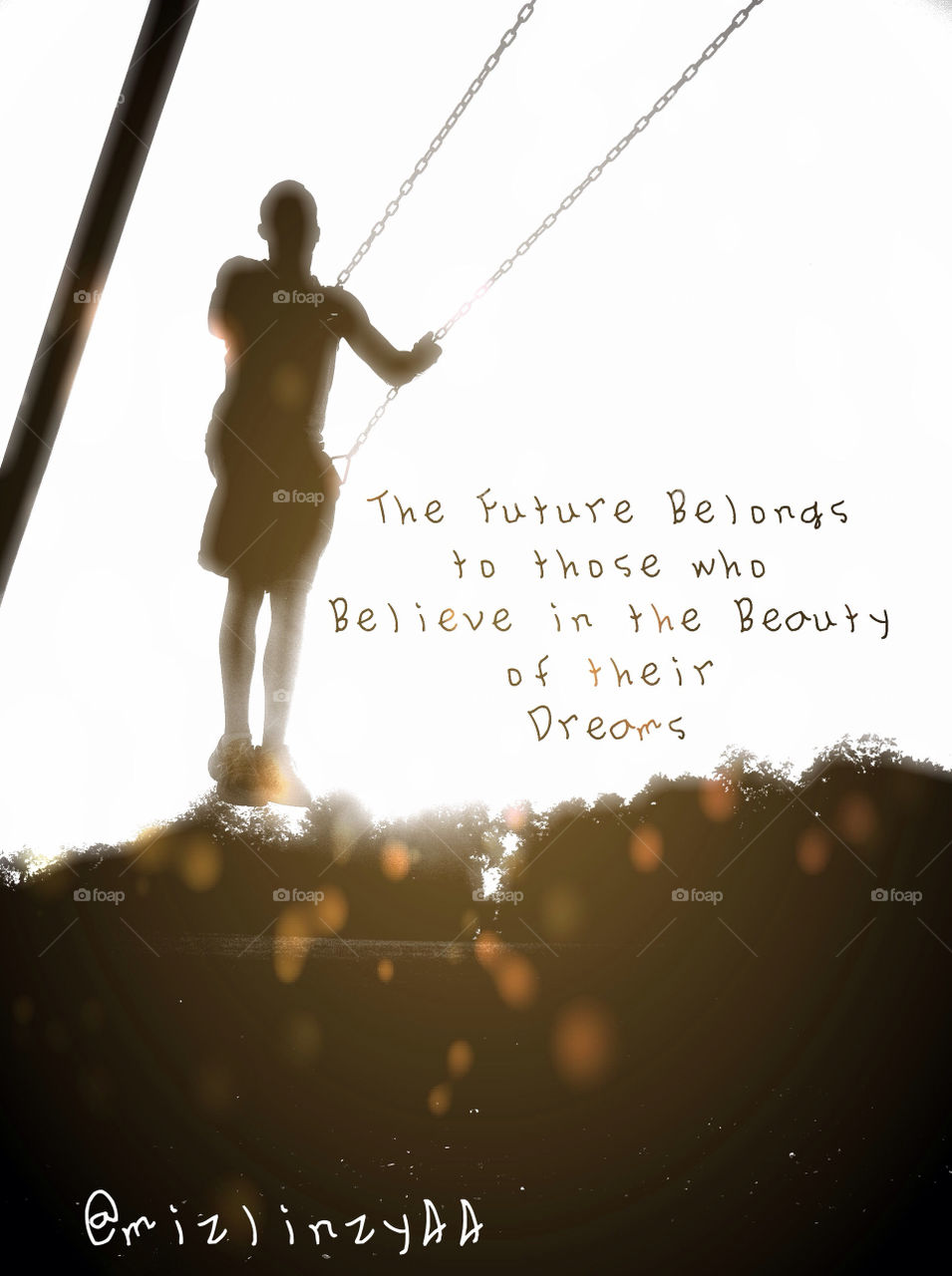 sky trees swing dreams by mizlinzy44