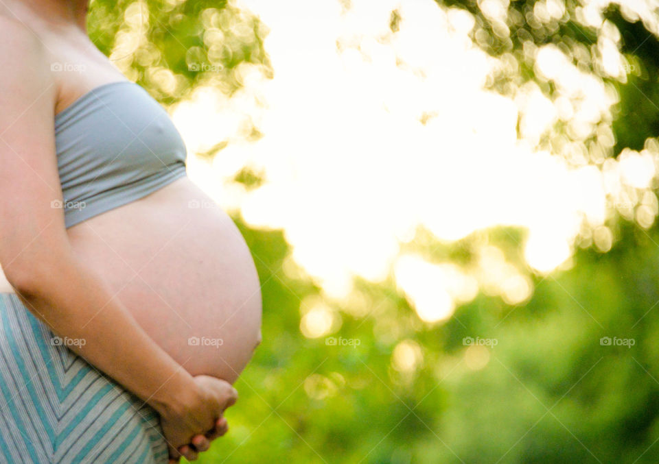 Gorgeous Golden Hour Belly 