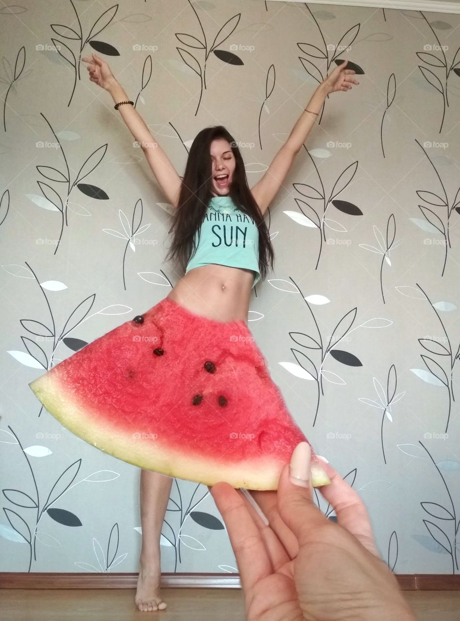 Watermelon girl