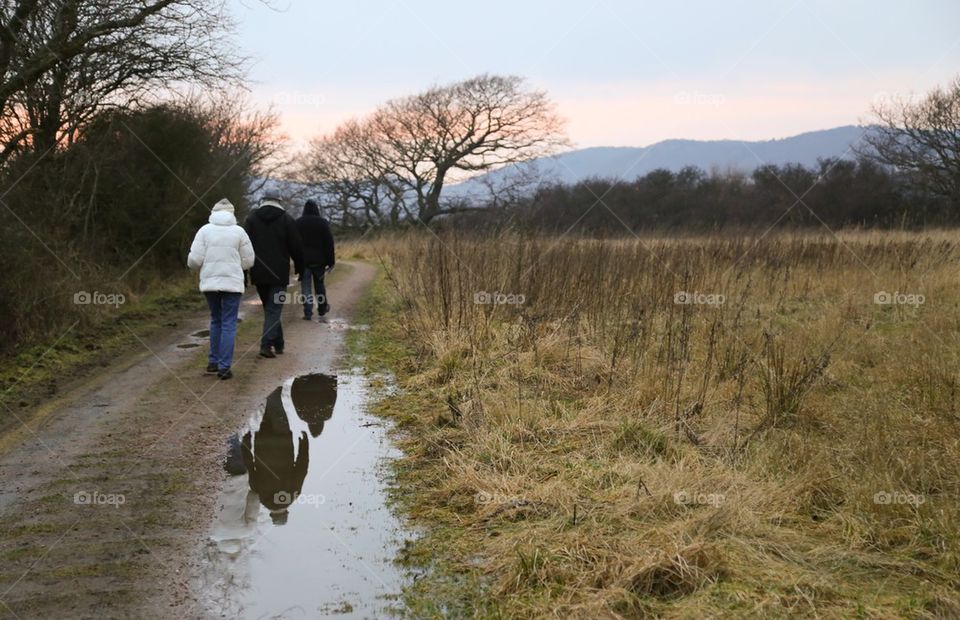 People hiking