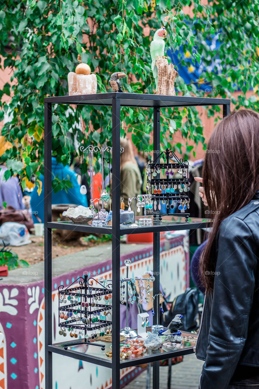 Street market bijouterie