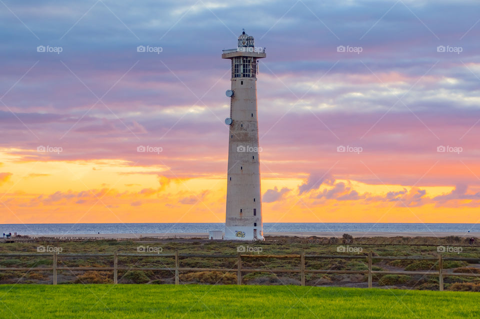 Lighthouse in colors