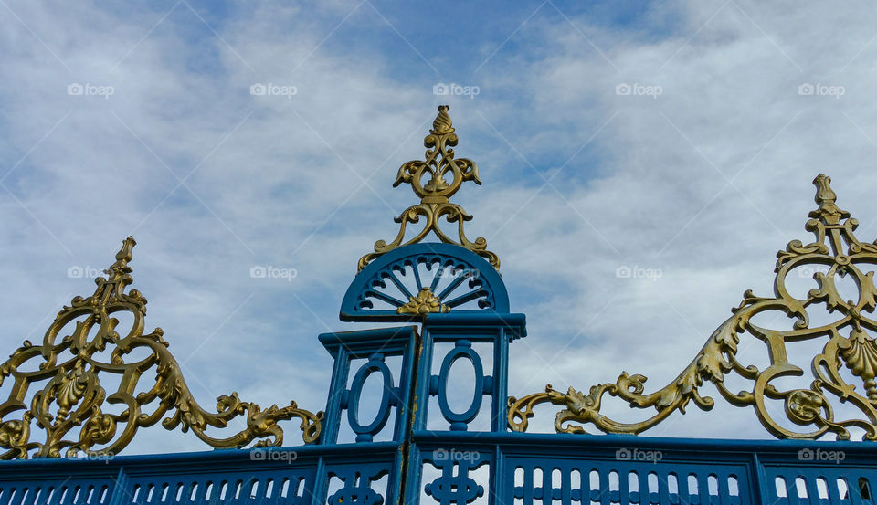 An ornate gate in Britain