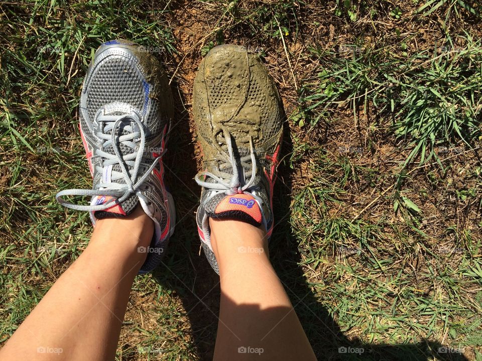 Standing in Bulgarian mud