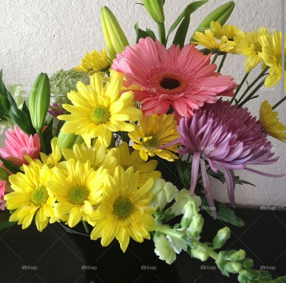 Spring bouquet . A bright bouquet to brighten up the day 