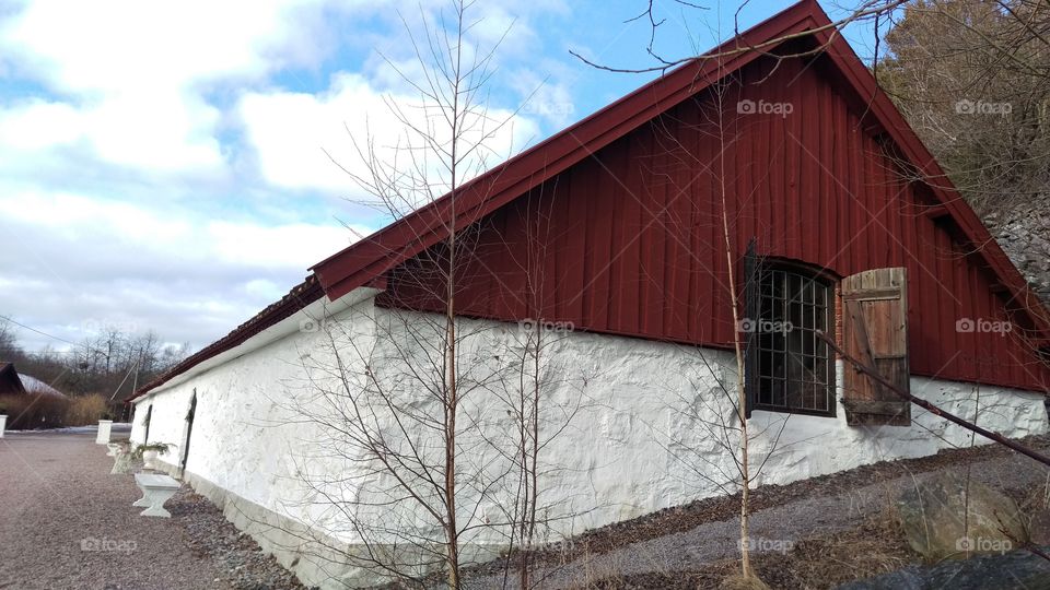 Barn view, Kolmarden, Ostergotland, Sweden