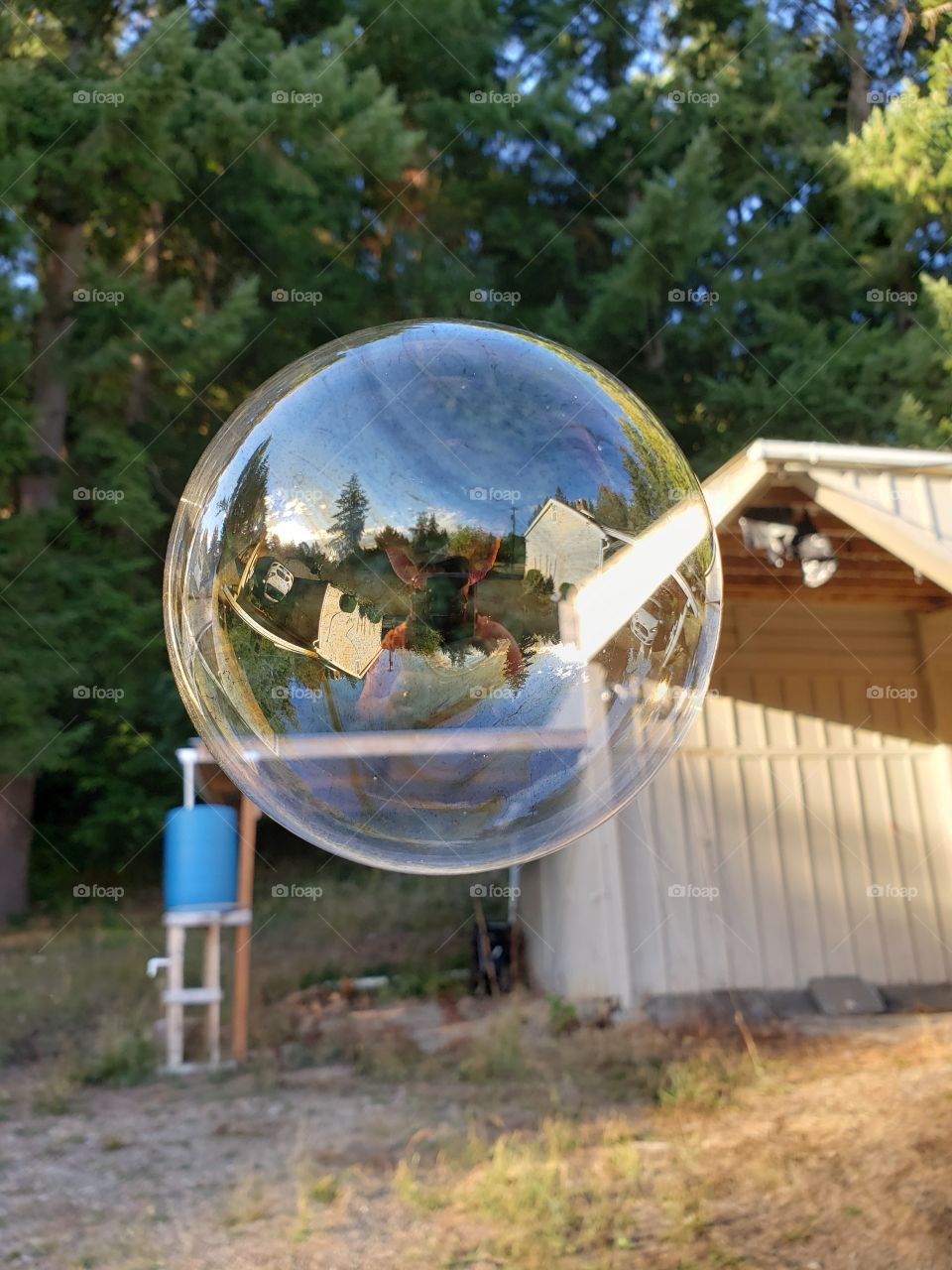Bubble by the shop