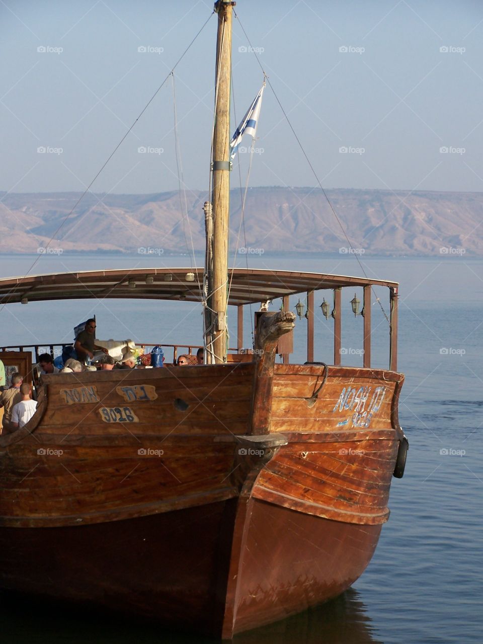 Jesus Boat on Sea of Galilee