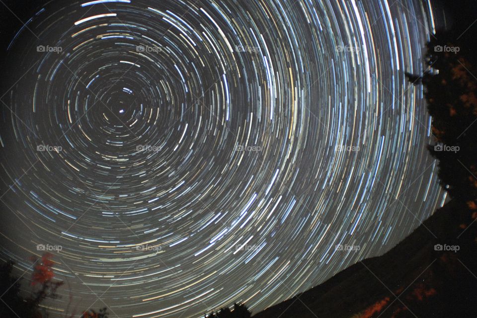 Star Trail.. Spinning under the stars