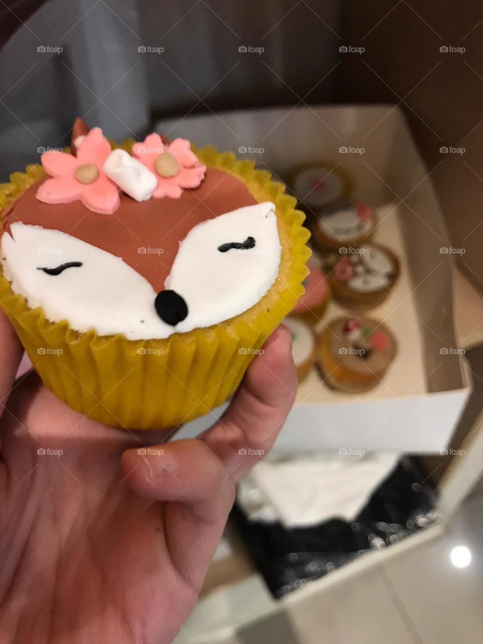 Fox Cupcake 