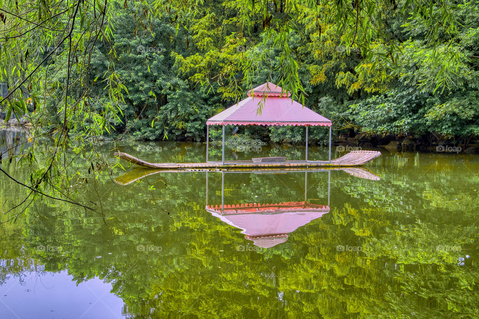 Pink with reflection (empty)