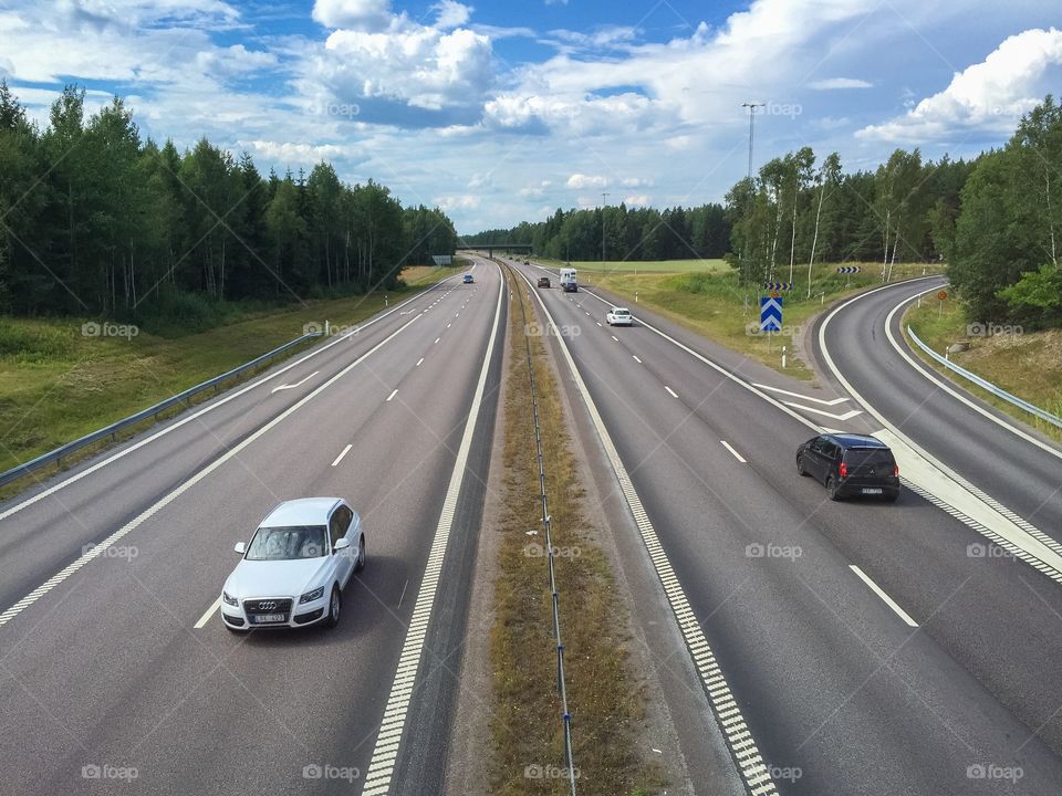 Highway E4 in Sweden