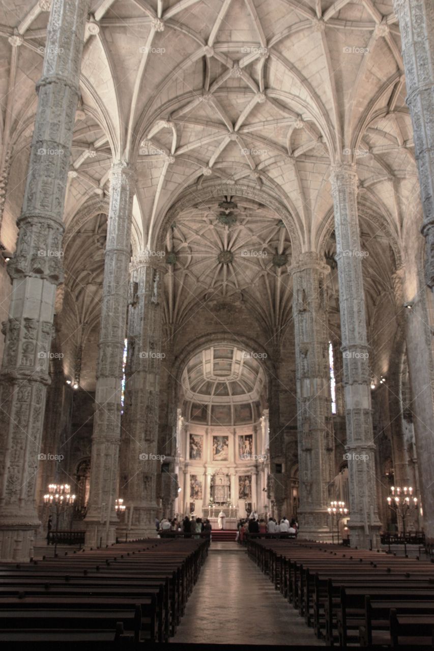 Church Santa Maria in Belem in Portugal
