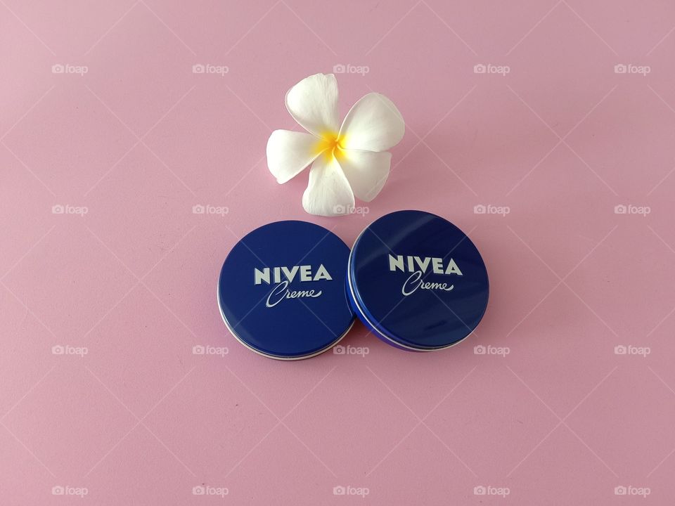 Beautiful Flower with NIVEA