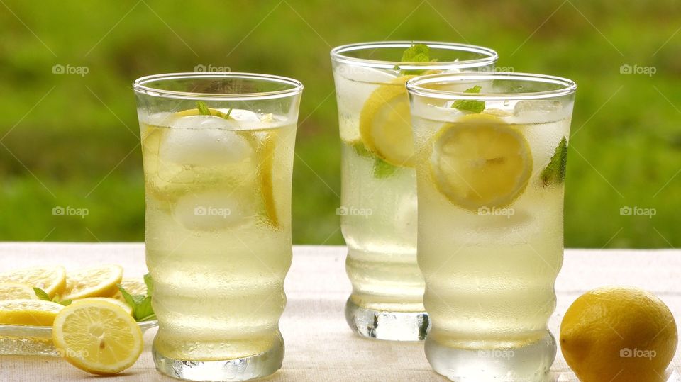 Homemade lemonade