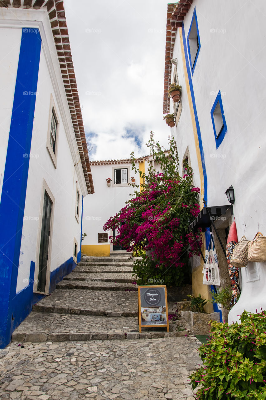 Beautiful streets in Portugal (Óbidos)