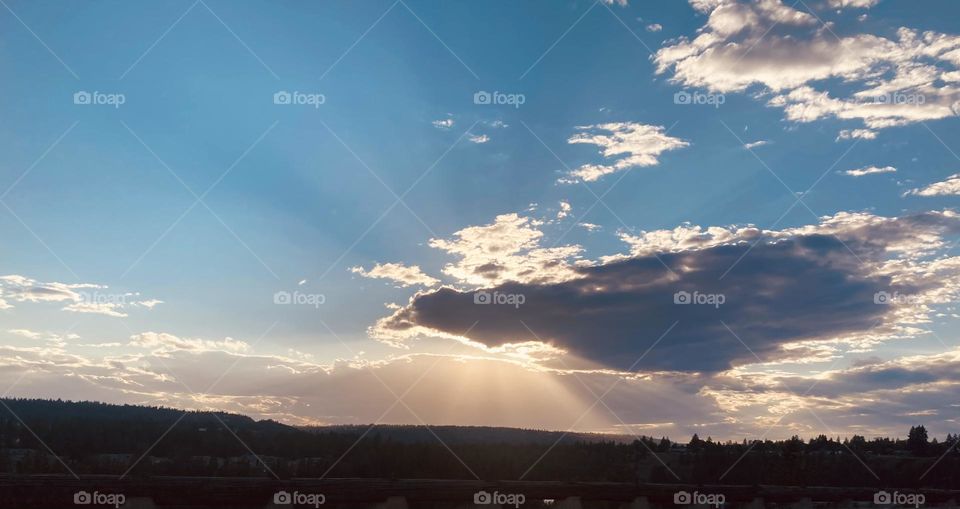 Cloudy Sunrays