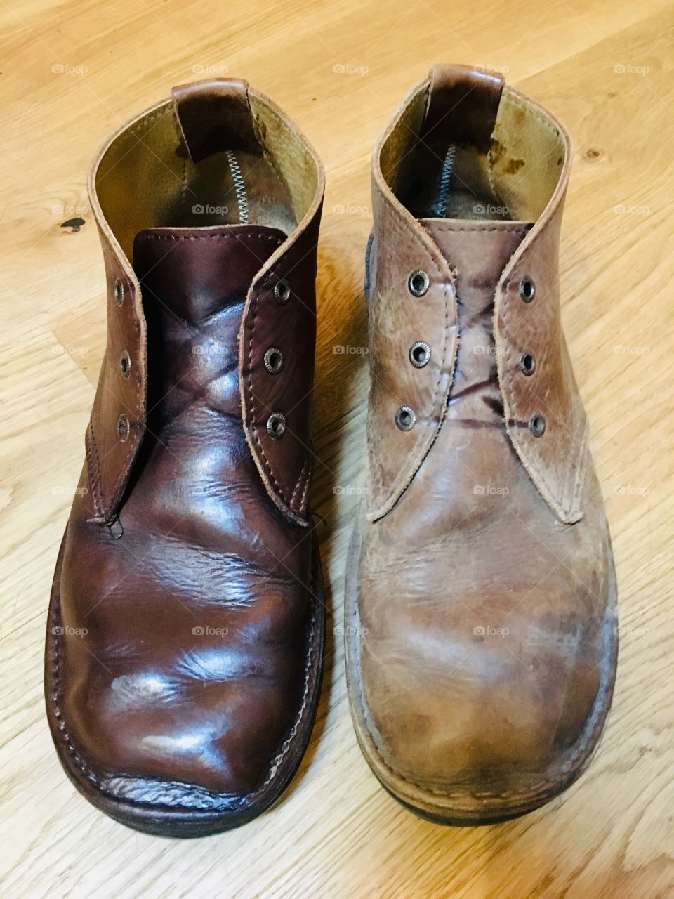 Leather shoe polish
