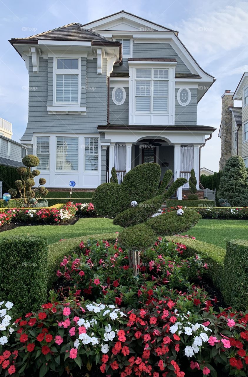 Beautiful home and landscaping 