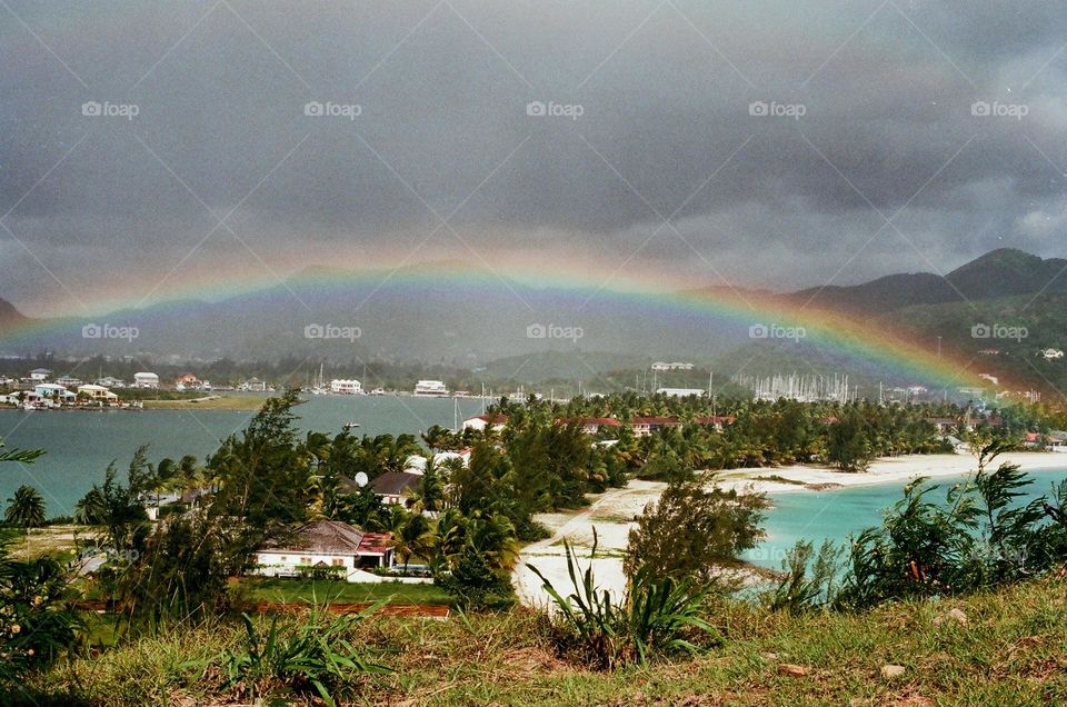 Rainbow over Antigua 