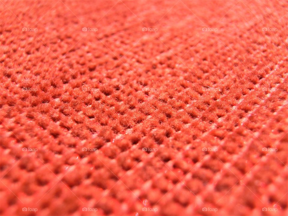 Textile red macro
