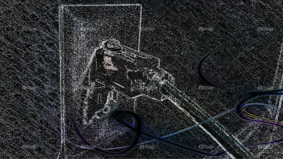 electric xray. elecric coming from wall