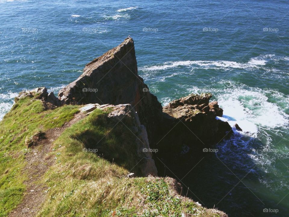 Coastal cliff