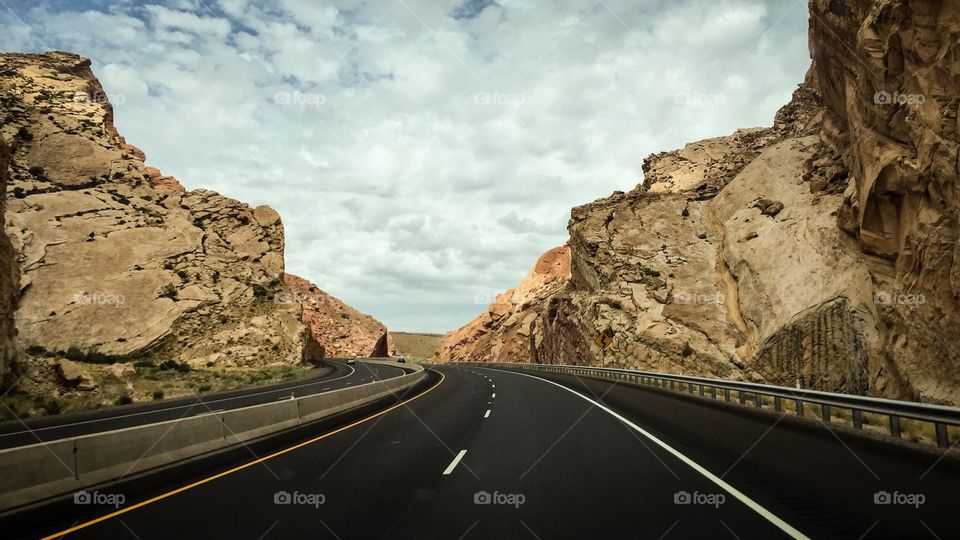 Open Road Ahead. Traveling through Utah