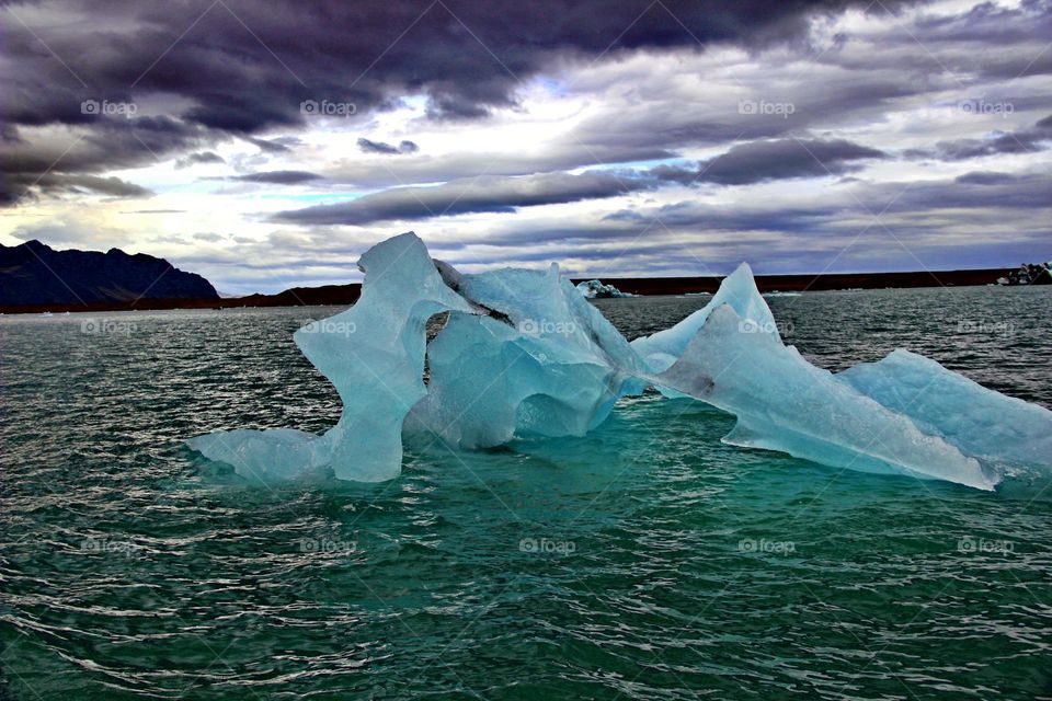 Iceberg at Jokulsarlon lagoon