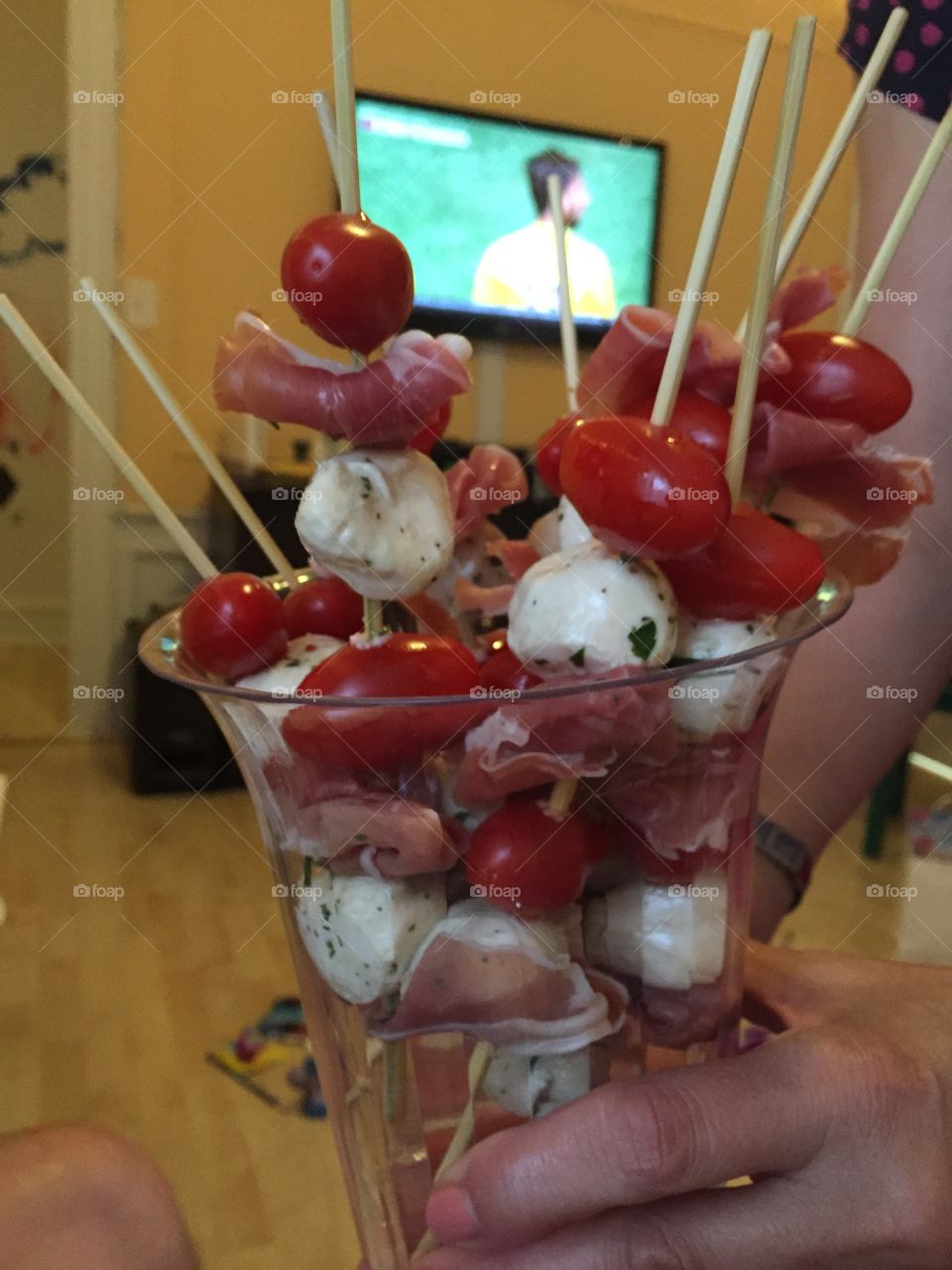 Mozzarella and tomato 